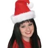 Rubies Plush Santa Hat Adult Christmas Accessory