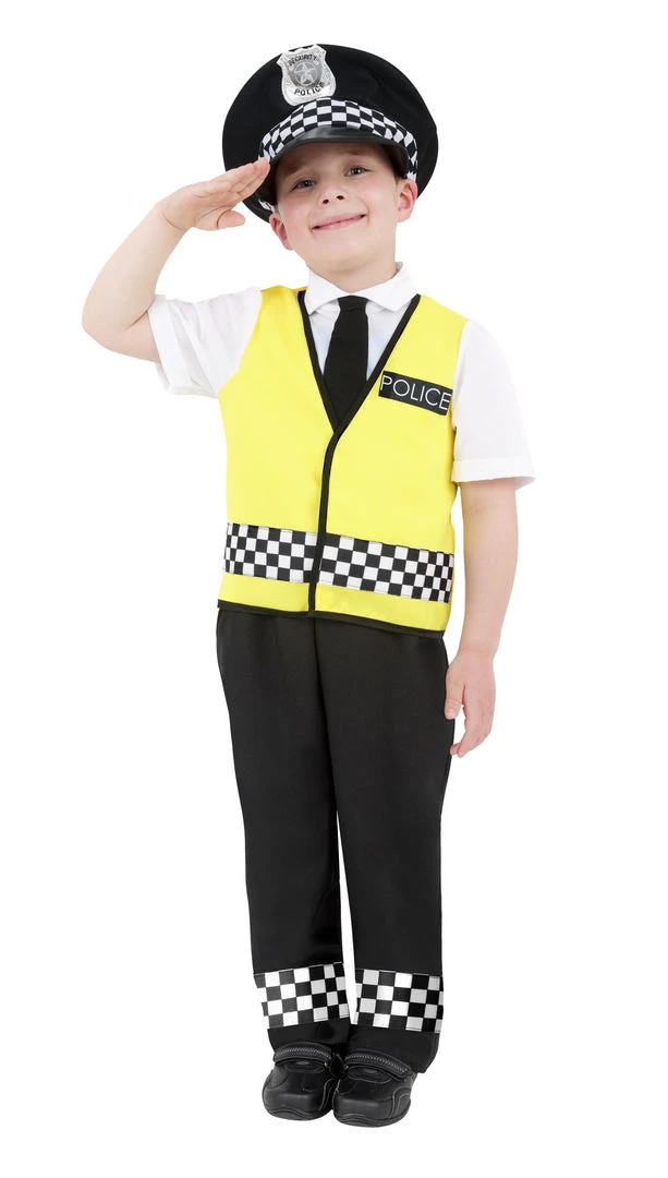 Smiffy's Kids Police Uniform Costume For Boys 3 Smiffy's Kids Police Uniform Costume For Boys