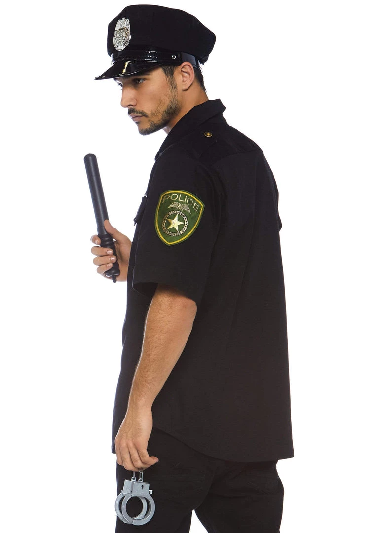 Leg Avenue Mens Policeman LA Cop Men's Hire Costume 4 Leg Avenue Mens Policeman LA Cop Men's Hire Costume