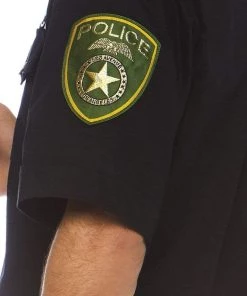 Leg Avenue Mens Policeman LA Cop Men's Hire Costume 9 Leg Avenue Mens Policeman LA Cop Men's Hire Costume