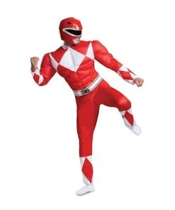 Disguise Power Rangers Mighty Morphin Red Ranger Adult Costume