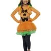 Smiffy's Pumpkin Tutu Dress Girls Halloween Costume Kids
