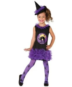 Rubie's Tutu Witch Black Cat Toddler Girls Halloween Costume Kids