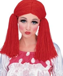 Rubies Buy Costumes Raggedy Ann Rag Doll Red Adult Wig