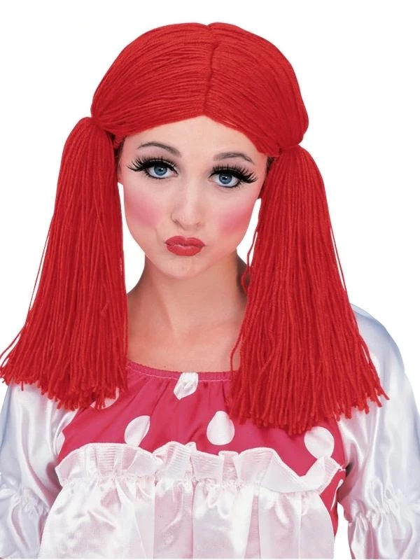 Rubies Buy Costumes Raggedy Ann Rag Doll Red Adult Wig 3 Rubies Buy Costumes Raggedy Ann Rag Doll Red Adult Wig