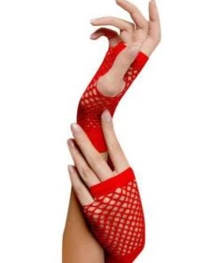 Carnival Products Punk Short 1980's Fishnet Gloves Buy Costumes