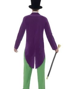 Smiffy's Mens Willy Wonka Roald Dahl Adult Costume