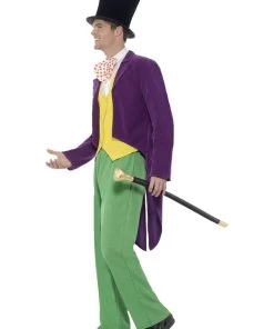 Smiffy's Mens Willy Wonka Roald Dahl Adult Costume