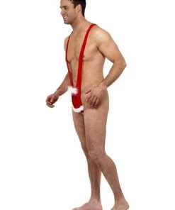 Smiffy's Mens Santa Face Mankini
