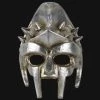 Carta Alta Gladiator Silver Mask Male Venetian Masquerade