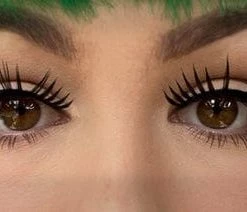 Carnival Products Womens Spidery Long False Black Eyelashes