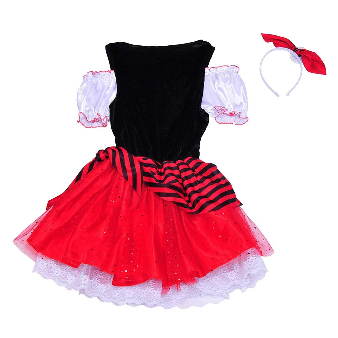 Rubie's Sweet Pirate Costume For Girls Kids 5 Rubie's Sweet Pirate Costume For Girls Kids
