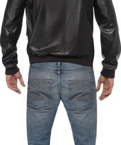 Smiffy's Top Gun Iconic 80's Bomber Jacket For Sale Mens