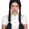 Carnival Products Womens Wednesday Adams Costume Wig 1 Carnival Products Womens Wednesday Adams Costume Wig
