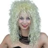 Carnival Products Rockstar Blonde 1980's Mullet Costume Wig