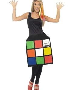 Smiffys Women's Rubik's Cube Costume
