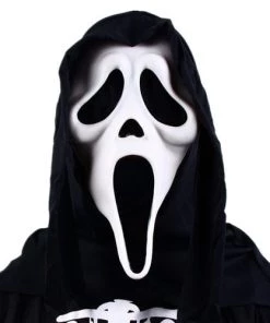 Carnival Products Scream Ghostface Overhead Latex Mask With Hood