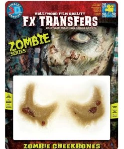 Tinsley Transfers Buy Costumes Zombie Cheekbones Scar Halloween Horror Makeup 3D FX Transfers