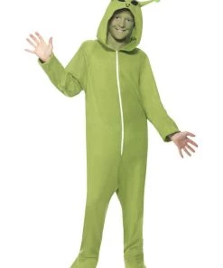 Smiffy's Buy Costumes Alien Green Space Martian Fancy Dress Kids Costume