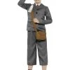 Smiffy's School Boy Historical Victorian Costume Uniform Book Week Dress Up Kids