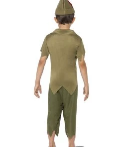 Smiffy's Robin Hood Boys Costume Peter Pan Fancy Dress Kids