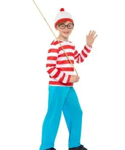 Smiffy's Where's Wally Boys Book Week Fancy Dress Costume