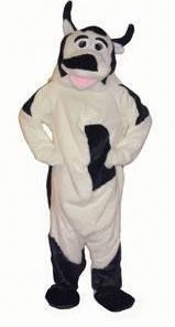 Disguises Cow Closed Face Adult Mascot Hire Costume Womens