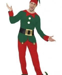 Smiffy's Cool Yule Elf Christmas Elf Adult Costume