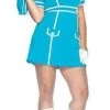 Disguises Flight Attendant Classique Plus Womens 1960s Hire Costume
