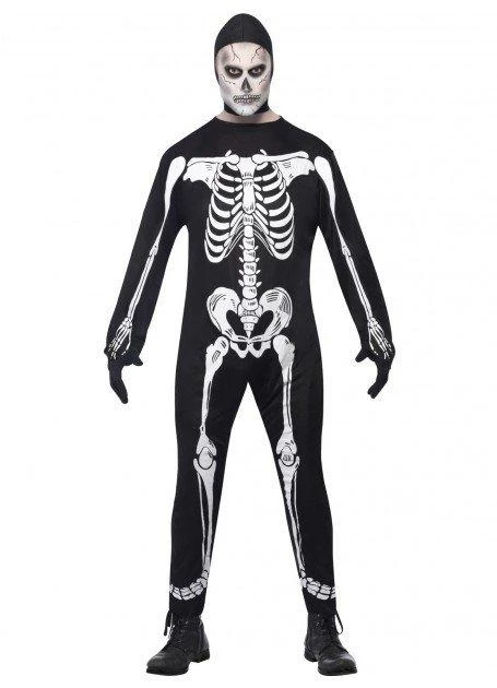 Smiffy's Womens Skeleton Halloween Jumpsuit Adults Costume Day Of The Dead Fancy Dress 3 Smiffy's Womens Skeleton Halloween Jumpsuit Adults Costume Day Of The Dead Fancy Dress