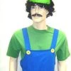 Disguises Luigi Mens Hire Costume Super Plumber Bros. Fancy Dress 1 Disguises Luigi Mens Hire Costume Super Plumber Bros. Fancy Dress
