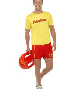 Smiffy's Baywatch Lifeguard Mens Beach Patrol Fancy Dress Party Costume