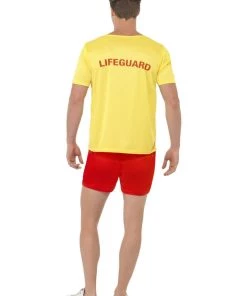 Smiffy's Baywatch Lifeguard Mens Beach Patrol Fancy Dress Party Costume