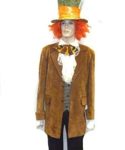 Disguises Mad Hatter Mens Hire Costume