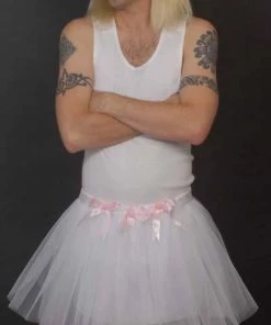 Interalia Ballerina Male Costume Tutu White