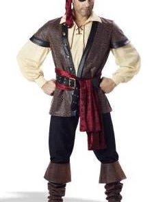Disguises Pirate Rustic Mens Costume Hire