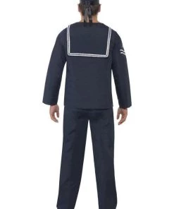 Smiffy's Sailor Vintage Naval Seaman Uniform Costume