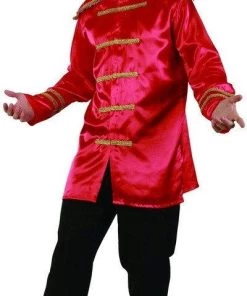 Interalia Rock-star Red Jacket Costume 60s 70s Fancy Dress Outfit