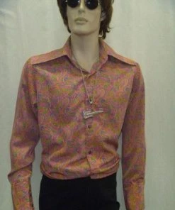 Disguises Shirts 60s And 70s Mens Hire Costumes