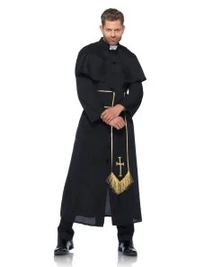 Leg Avenue Mens Priest The Exorcist Adult Hire Costume