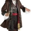 Disguises Pirate Captain Caribbean Mens Costume Hire