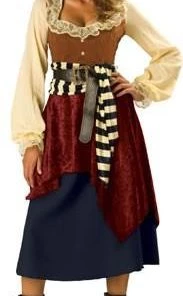 Disguises Pirate Wench Buccaneer Beauty Womens Costume Hire