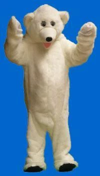 Disguises Mens Polar Bear Adult Mascot Hire Costume 3 Disguises Mens Polar Bear Adult Mascot Hire Costume