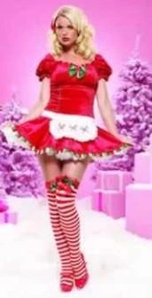 Disguises Candy Santa's Helper Miss Candy Womens Costume Hire 3 Disguises Candy Santa's Helper Miss Candy Womens Costume Hire