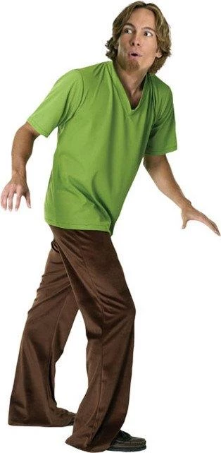 Disguises Shaggy Men's Hire Costume Scooby Doo Fancy Dress 3 Disguises Shaggy Men's Hire Costume Scooby Doo Fancy Dress