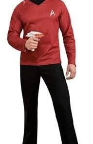 Disguises Star Trek 2009 Red Mens Hire Costume