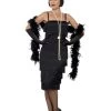 Smiffy's Flapper 1920's Longer Fringed Adult Costume Womens