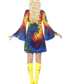 Smiffy's Retro 1960's Tie Dye Womens Costume