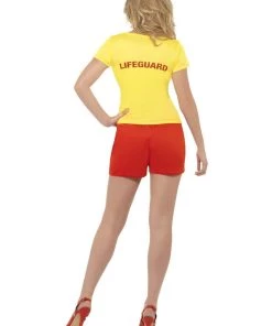 Smiffy's Baywatch Lifeguard Licensed Costume Womens Beach Patrol Fancy Dress