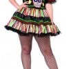 Leg Avenue Day Of The Dead Doll Womens Hire Costume Plus Size Hire Costume